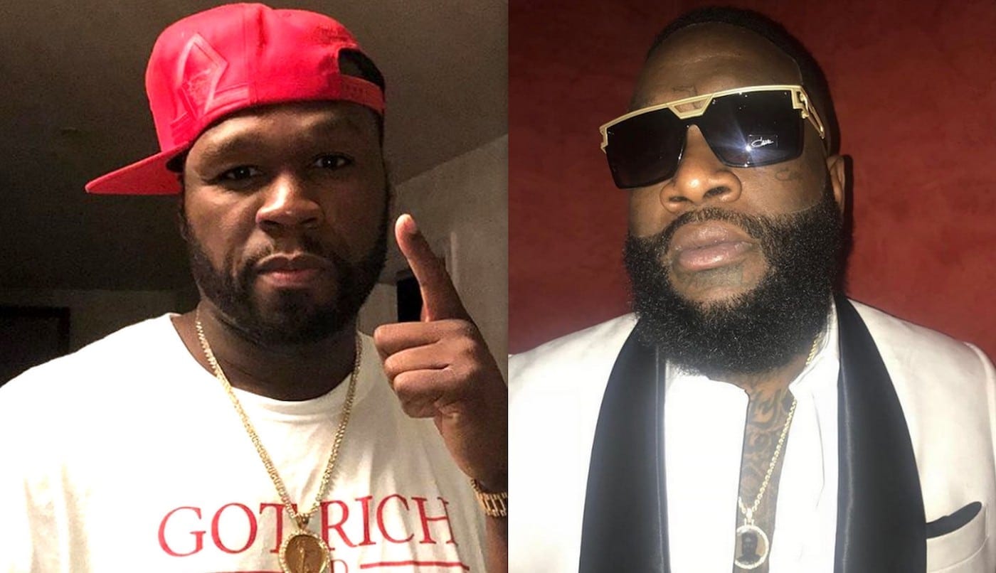 50 Cent Interrupts Live Interview Clowns Rick Ross On Low Record Sells!!| Throwback