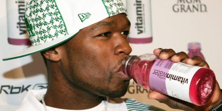 50 cent drinks vitamin water