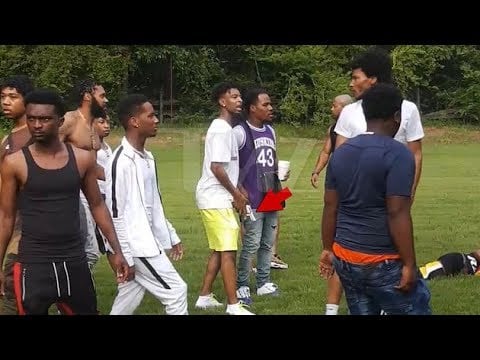 21 Savage Pulls Out A PISTOL During FIGHT At Pool Party In Atlanta!!