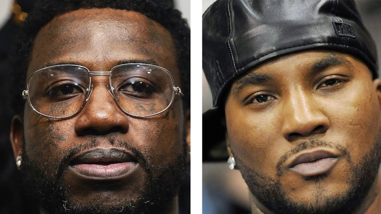 Gucci Mane goes for Young Jeezy's throat. 