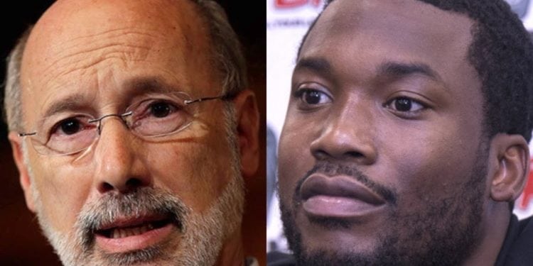 governor supports meek mill's release.