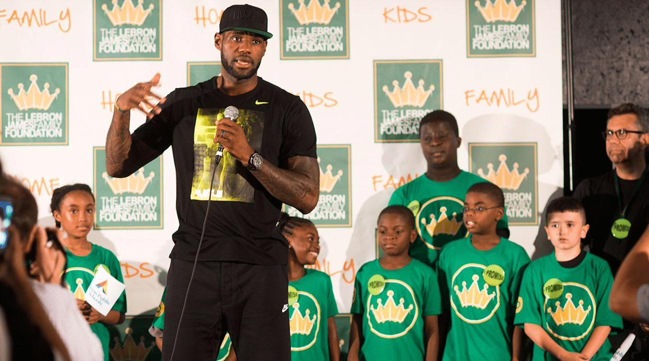 King Lebron James Opens School For At Risk Kids