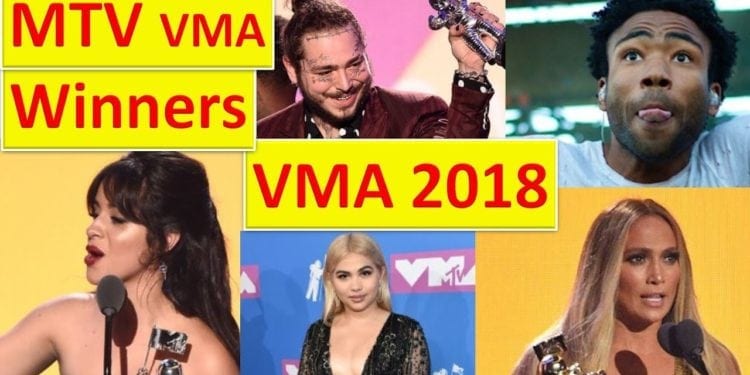 MTV VMA award winners 2018