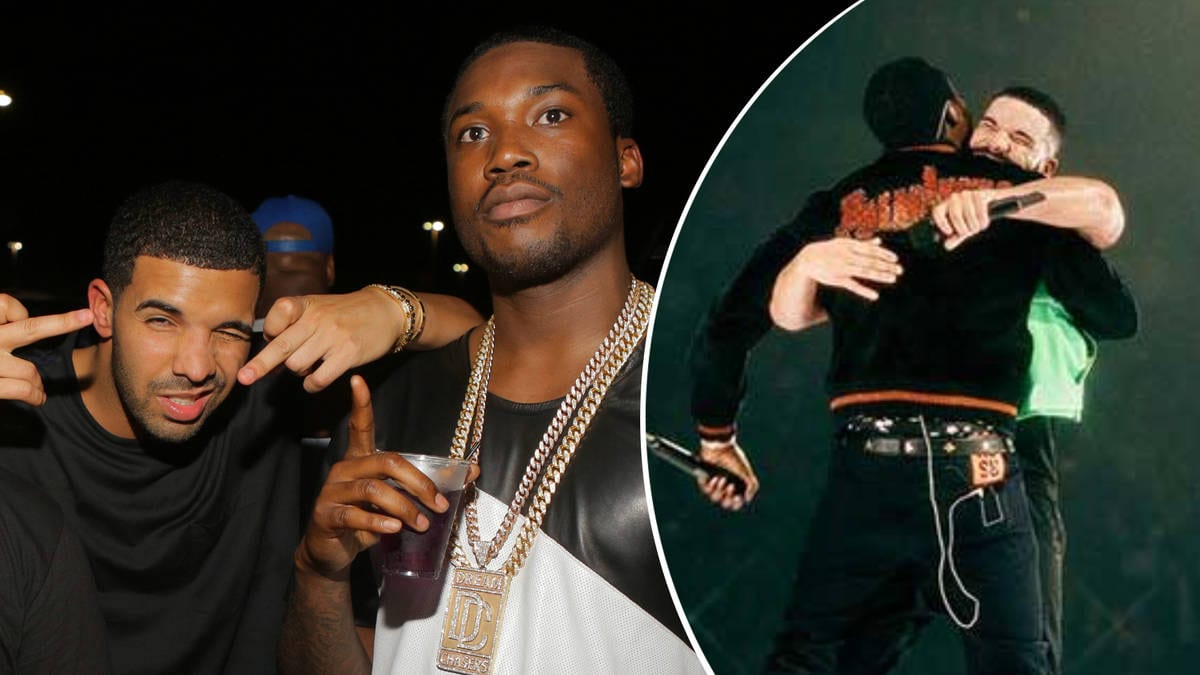 Meek Mill Caught with Drake’s OVO Owl Chain??
