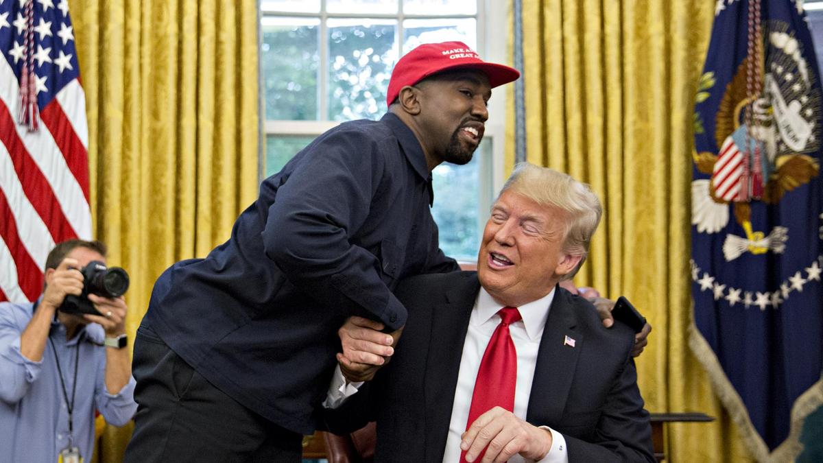 Crazy Spin On Kanye West And Donald Trump Meeting