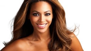 Beyonce smiling