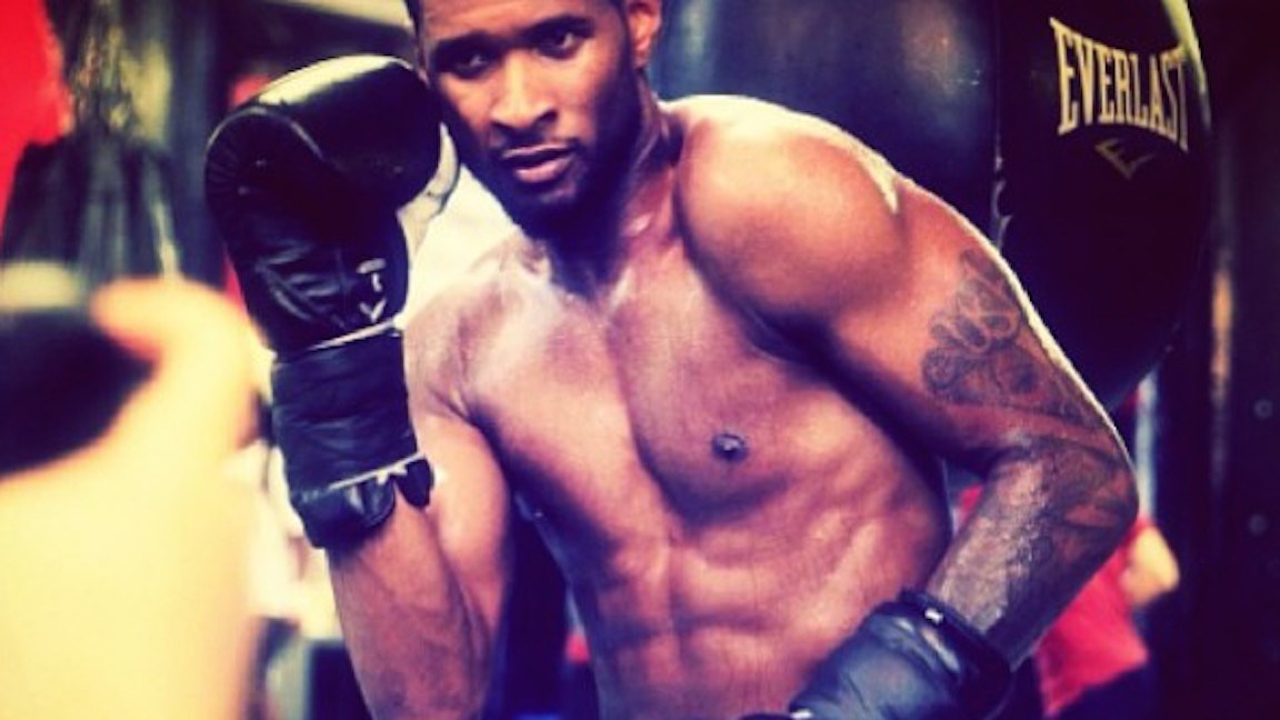 Has Usher Been Bitten By The Boxing Bug?