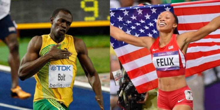 Allyson Felix Broke Usain Bolt's Record!!!!!