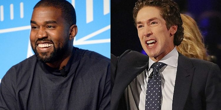 Kanye West Performing At Joel Osteen Church