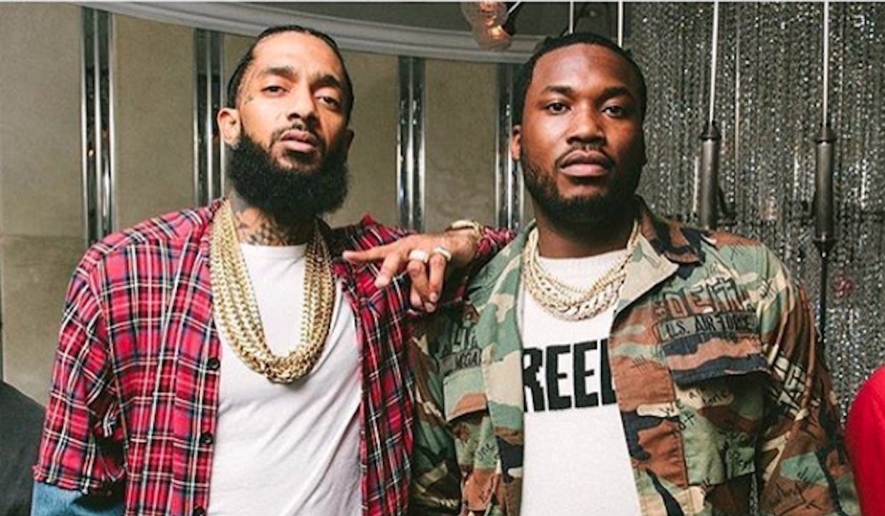 Meek Mill Dropping Nipsey Hussle Collaboration?!!