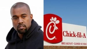 kanye n chick fil a