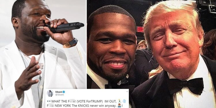 Is 50 Cent Voting For Trump. What is going on