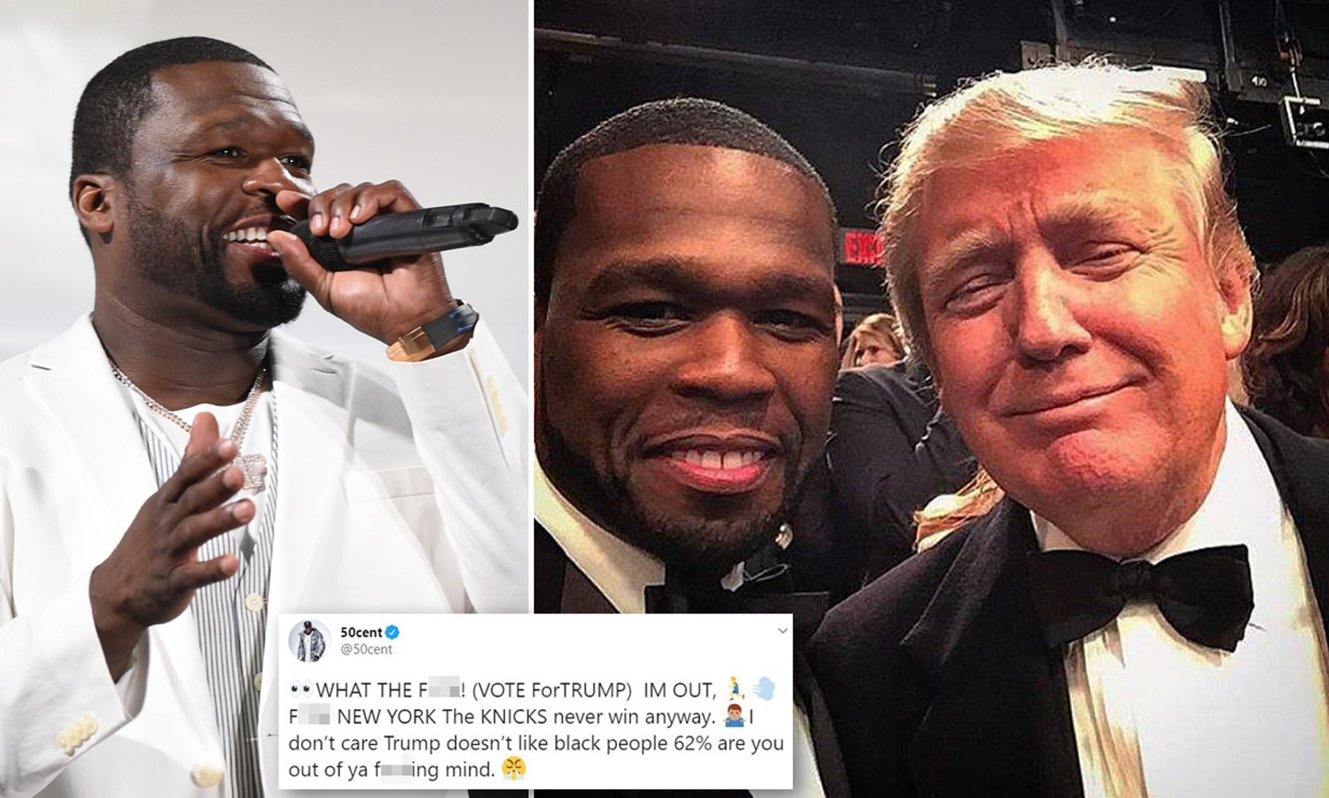 Is 50 Cent Voting For Trump????