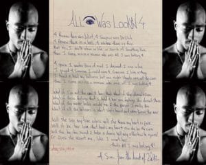 tupac love poem to simi