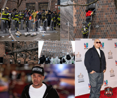 Fat Joe & Peter Gunz Help The Victims In The Bronx Fire!!!!