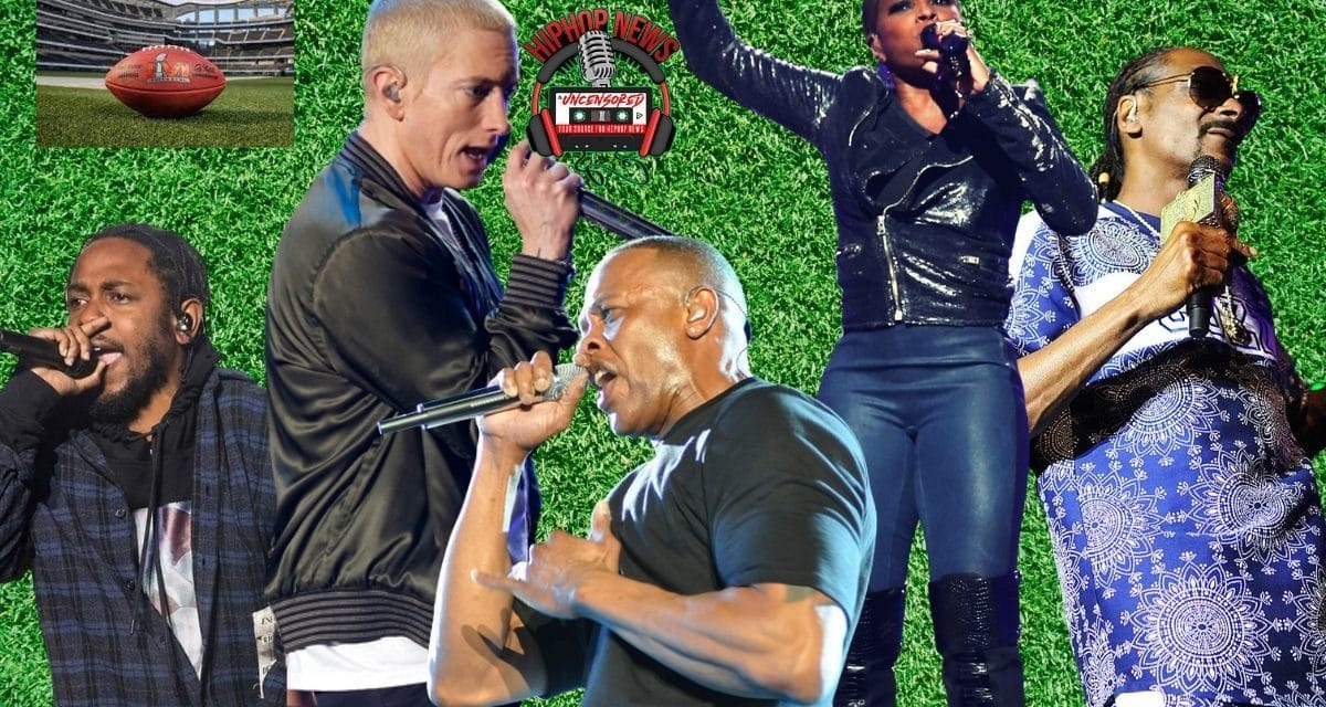 2022 Super Bowl Halftime Show: Dre, Snoop, Eminem, Mary J and Kendrick Lamar!!!!