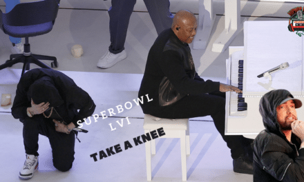 Rapper Eminem Takes A Knee At Super Bowl Halftime