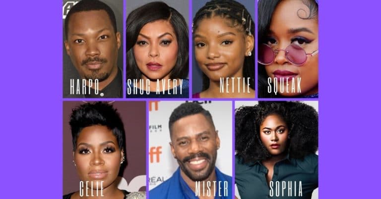    The Color Purple Remake Cast 768x402 