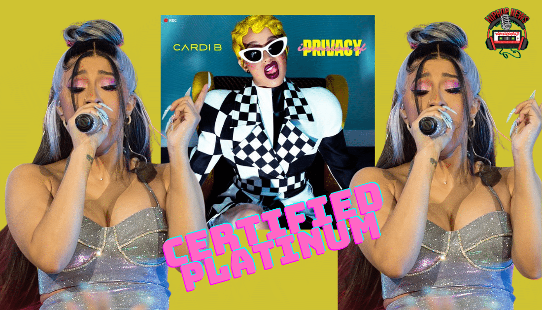 Cardi B Goes Platinum