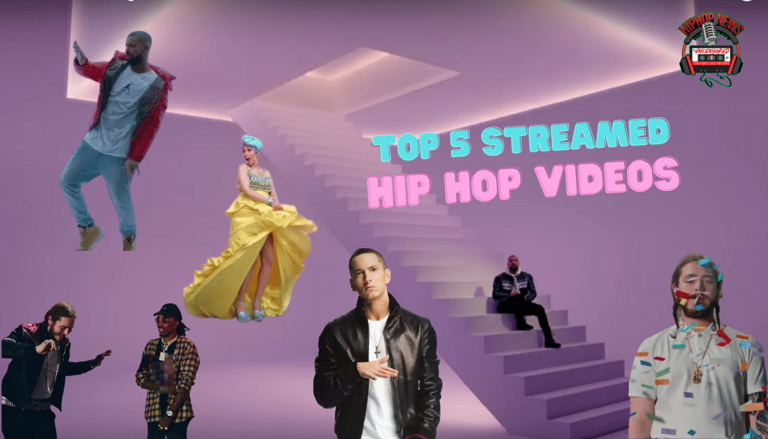 Top Five Streamed Hip Hop Videos