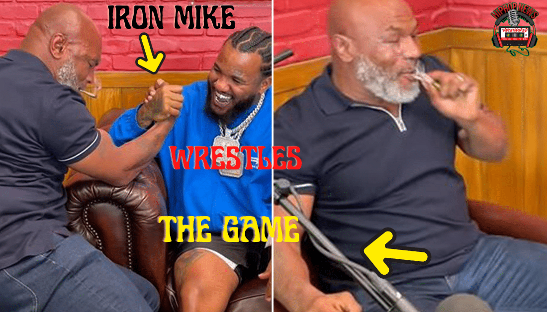 The Game Arm Wrestles Mike Tyson.