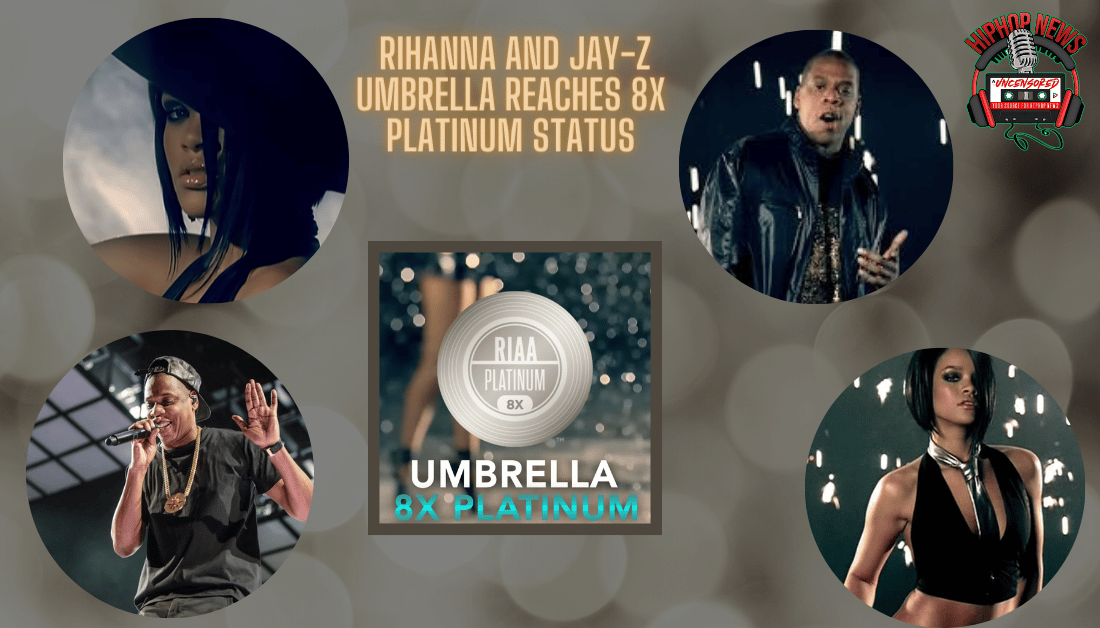 Rihanna And Jay-Z Umbrella Reaches 8x Platinum Status