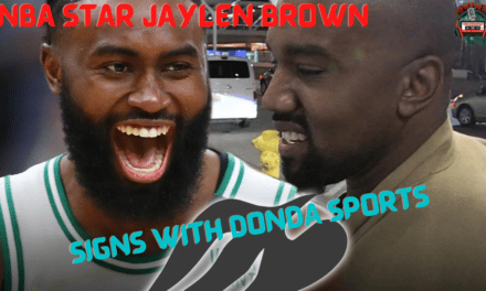 Jaylen Brown Signs With Kanye