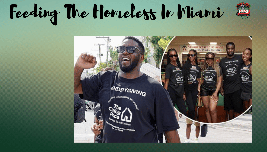 Diddy Serves Thanksgiving Dinner To Miami Homeless