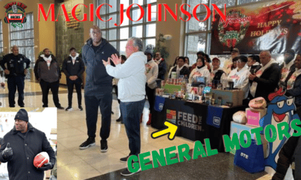 Magic Johnson Give 800 Detroit Families Food