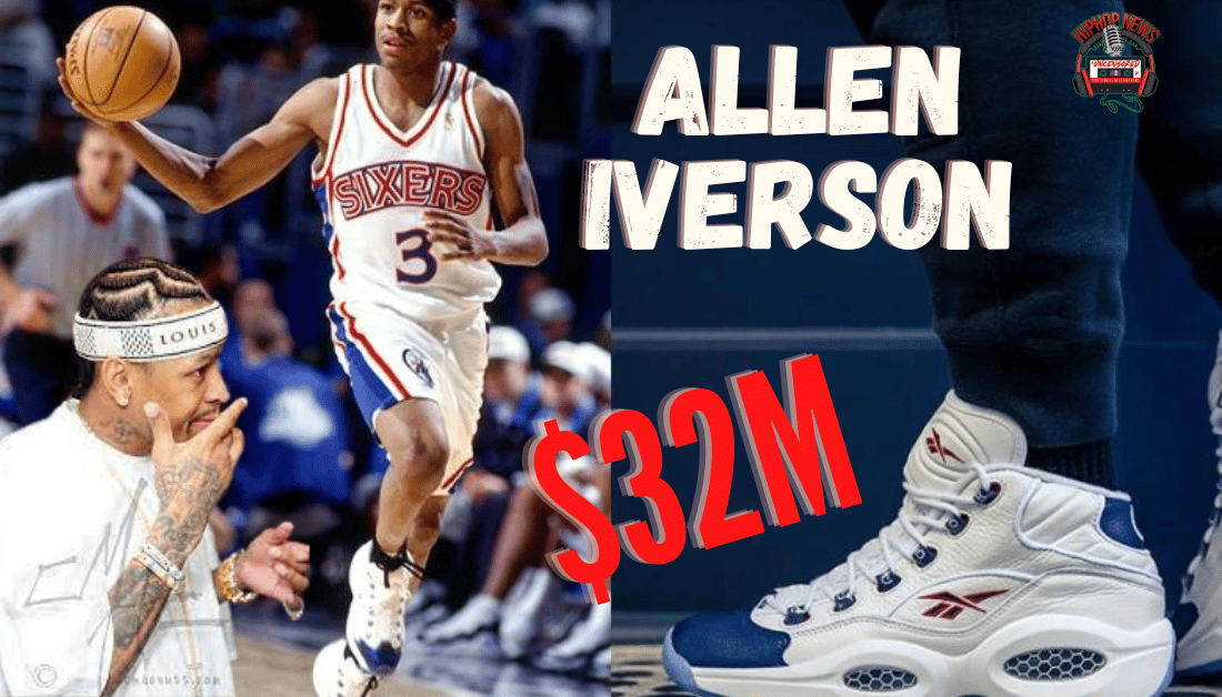 Allen Iverson Will Get $32 Million From Reebok