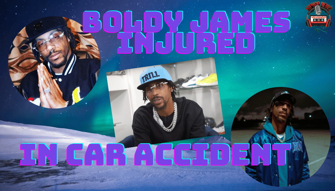 Boldy James Involved in Car Crash