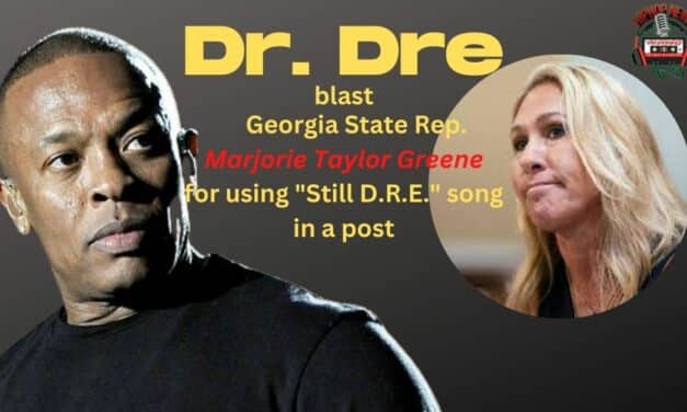 Dr. Dre Slams Marjorie Taylor Greene