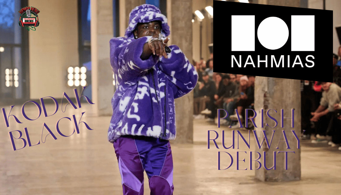 Kodak Black catwalk for Nahmias🔥 More outfits on IG