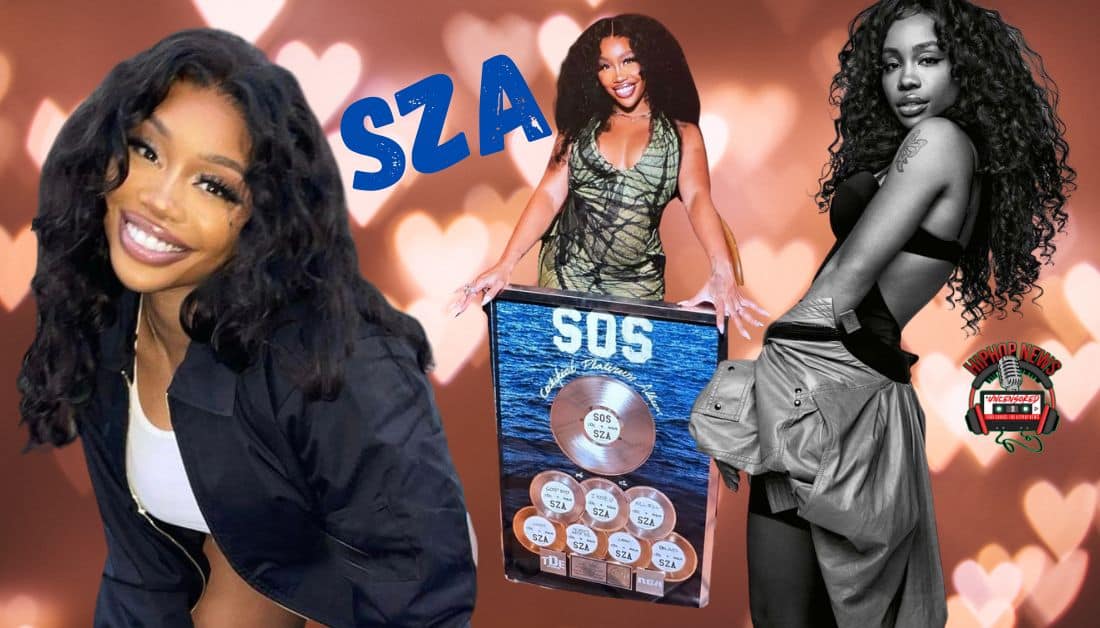 SZA Celebrating SOS Platinum Status
