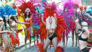 nicki minaj celebrates carnival