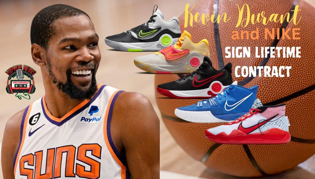 Kevin Durant Signs Lifetime Contract With Nike