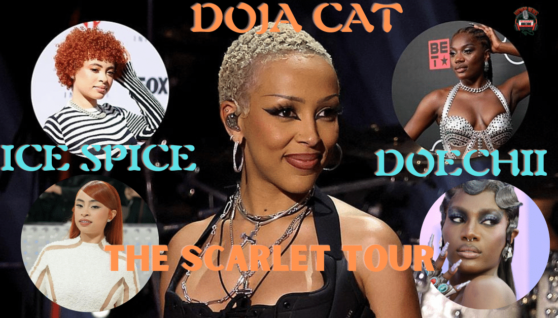 Doja Cat Unveils ‘The Scarlet Tour’ With Ice Spice and Doechi
