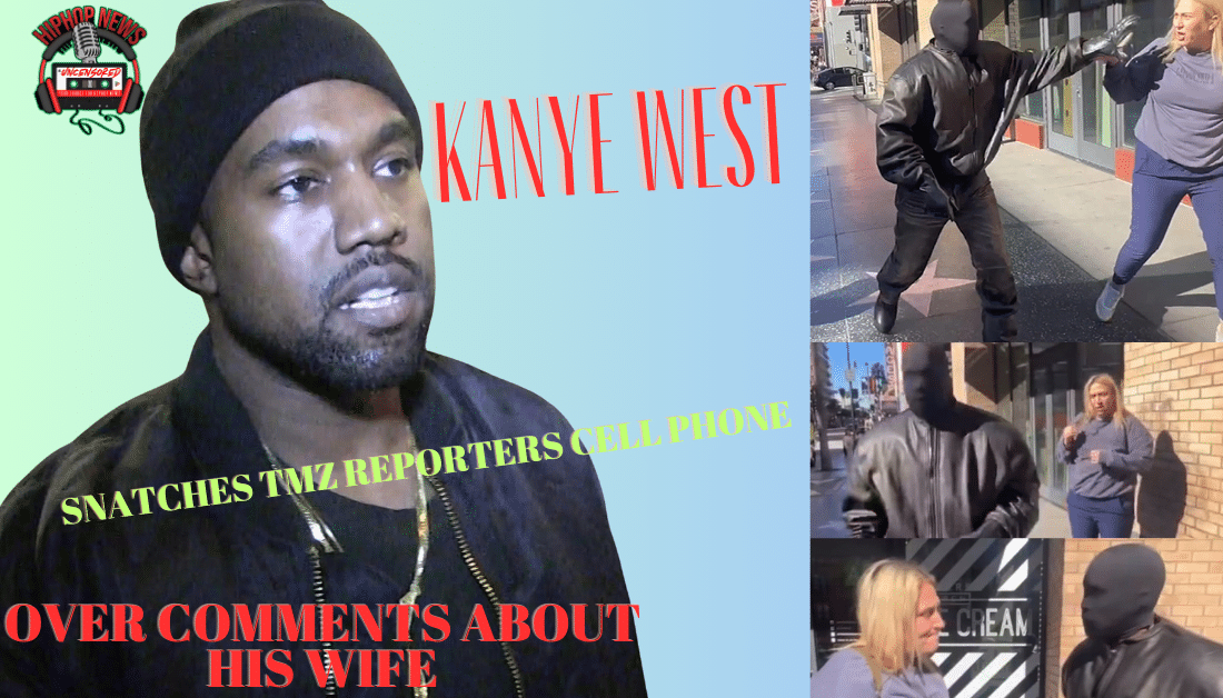 Kanye West Snatches TMZ Reporter’s Cell Phone