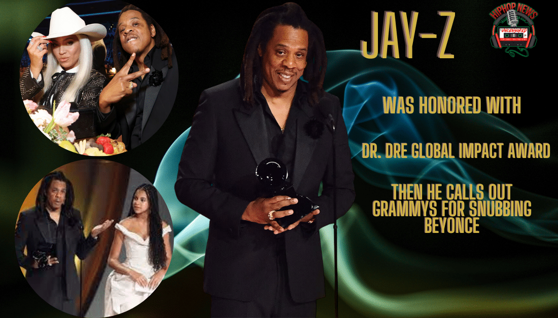 Jay-Z Calls Out The Grammys During His Acceptance Speech
