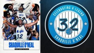 Shaquille O'Neil No. 32 jersey retired