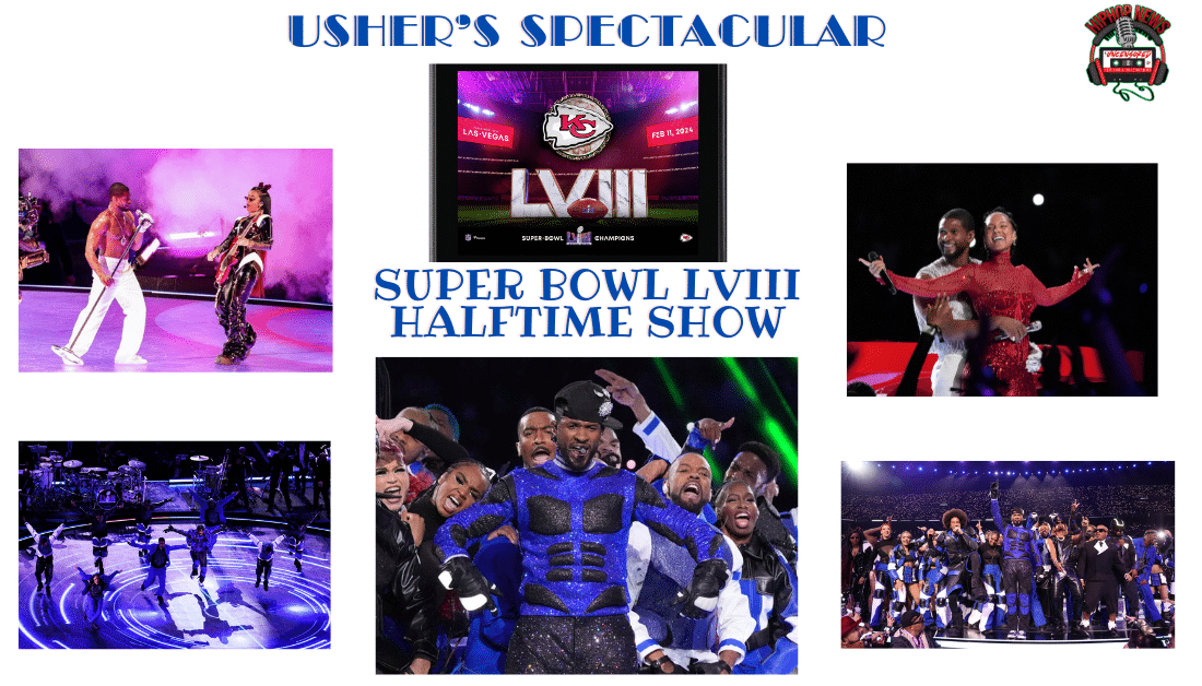 Usher’s Electrifying Super Bowl Halftime Performance Wows The Crowd