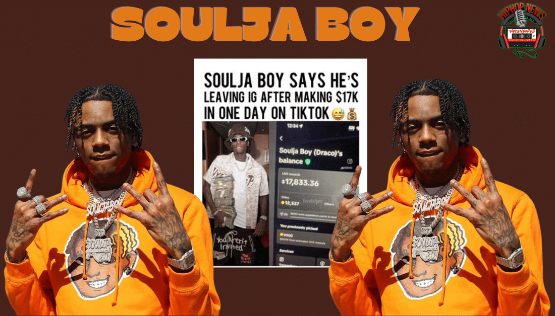 Soulja Boy Claims He Made $17k In One Day On TikTok Live