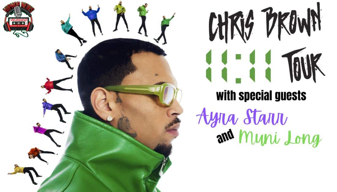 Chris Brown Unveils ‘The 11:11 Tour’ ft. Ayra Starr & Muni Long