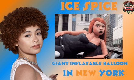 A Huge Inflatable Ice Spice Float Seen In NYC