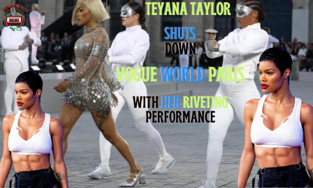 Teyana’s Sparkling Performance And Runway Walk  At Vogue World Paris