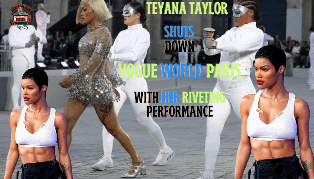 Teyana’s Sparkling Performance And Runway Walk  At Vogue World Paris