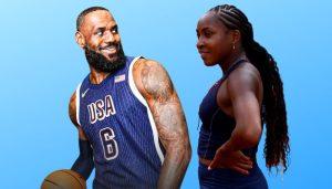 Coco Gauff and Lebron James