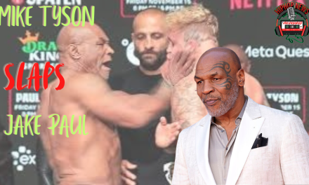 Mike Tyson’s Slap Shakes Up Jake Paul During Weigh In