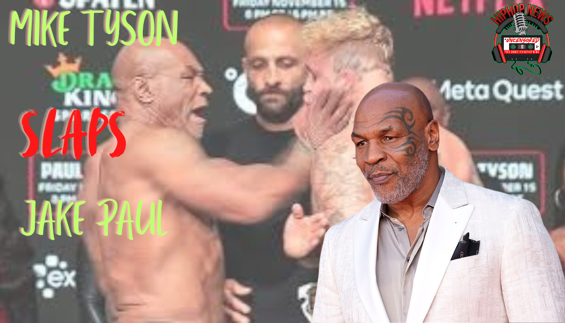 Mike Tyson’s Slap Shakes Up Jake Paul During Weigh In