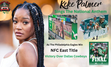 Keke Palmer Sings National Anthem At Eagles NFC East Win